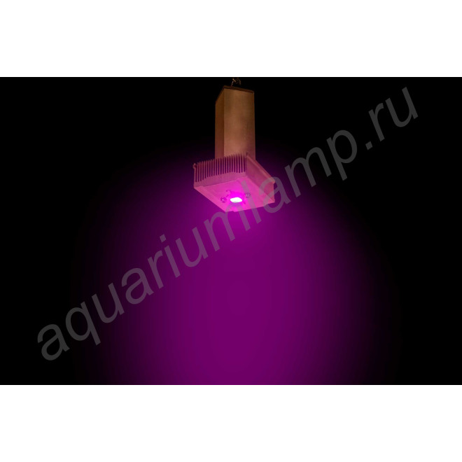 Полноспектровый 10Вт фитосветодиод на радиаторе LED grow light "Мерак"