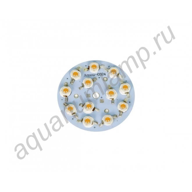 LED фитосборка круглая на 3-ваттных светодиодах общей мощностью 36Вт